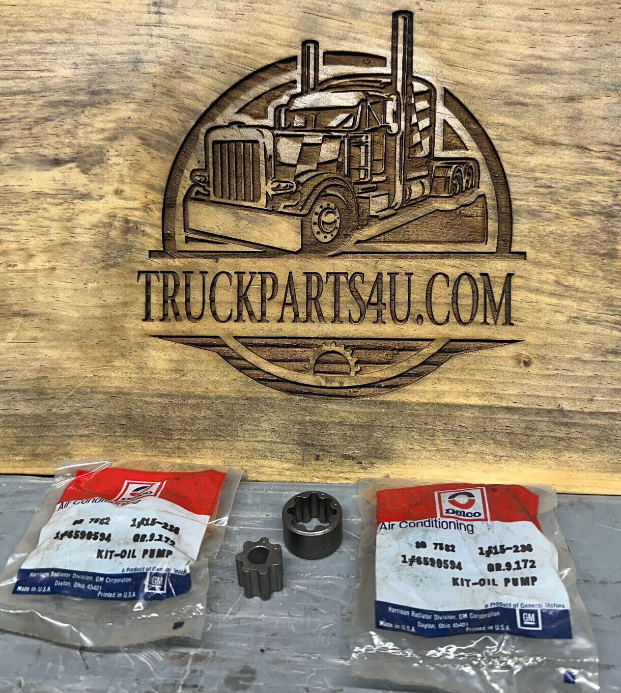 6590594 GM Delco Oil Pump Kit – New Genuine OEM NOS in vintage packaging